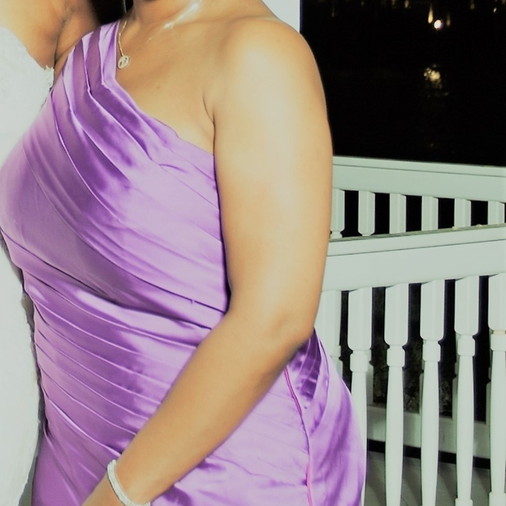 off the shoulder floor length evening dress